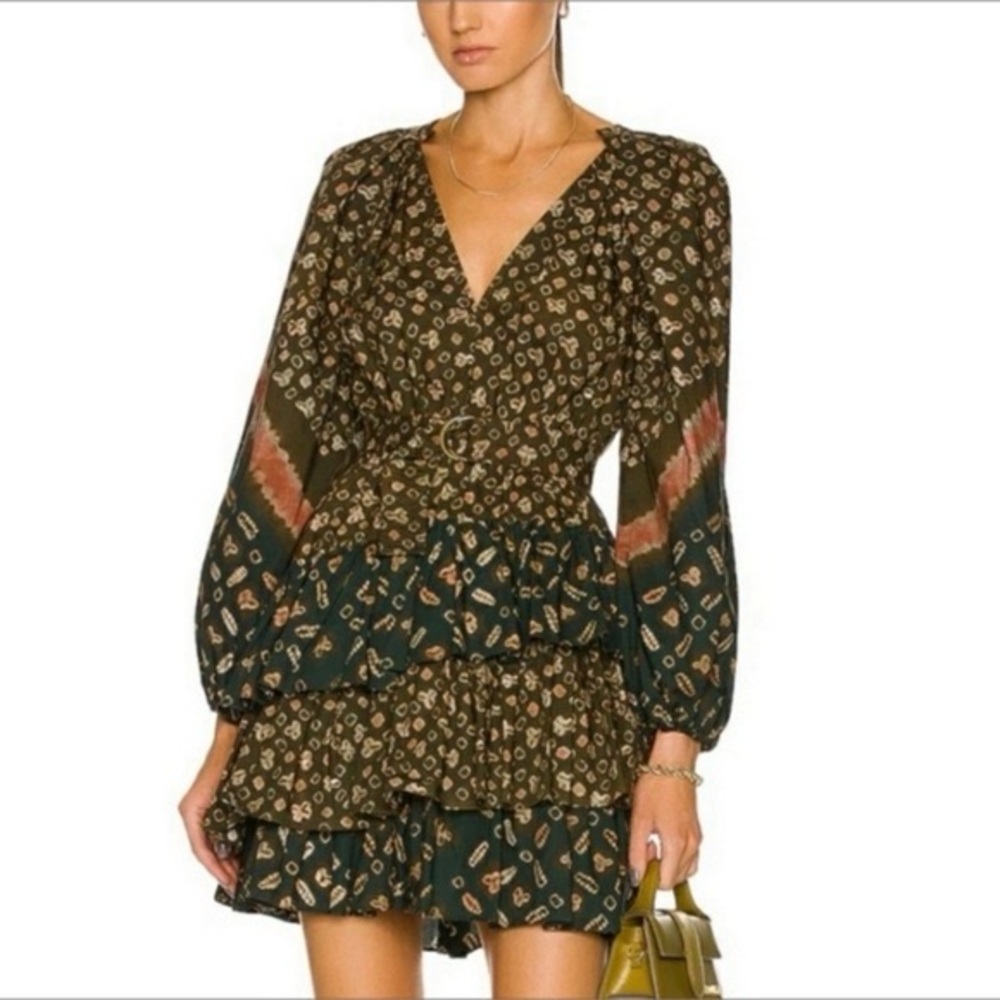 Ulla Johnson Miranda Belted Mini Dress